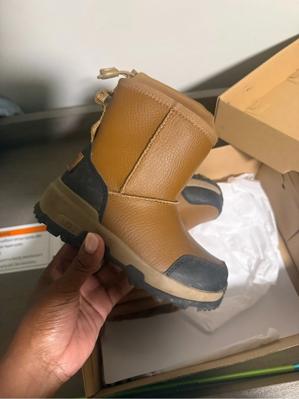 Toddler Boy UGG Chestnut Pull-On Ankle Boot